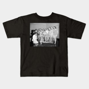 Dance Class, 1938. Vintage Photo Kids T-Shirt